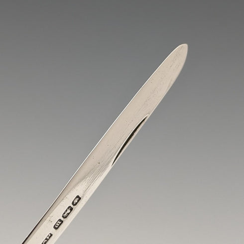 1914年 英国アンティーク 白蝶貝ハンドル 純銀ブレード ペンナイフ Henry Williamson